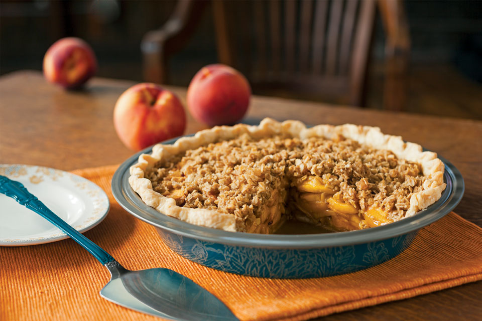 Peach Ginger Pie Crumble Peach Ginger Pie Crumble