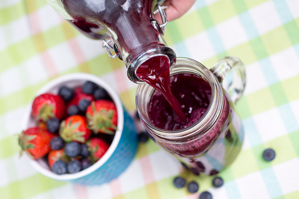 Lavender Blueberry Sweet Tea