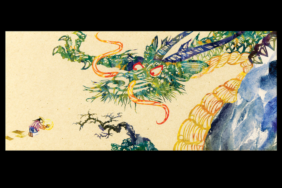Robert Sabuda, Paper Dragon (Photo courtesy of Columbus Museum of Art)