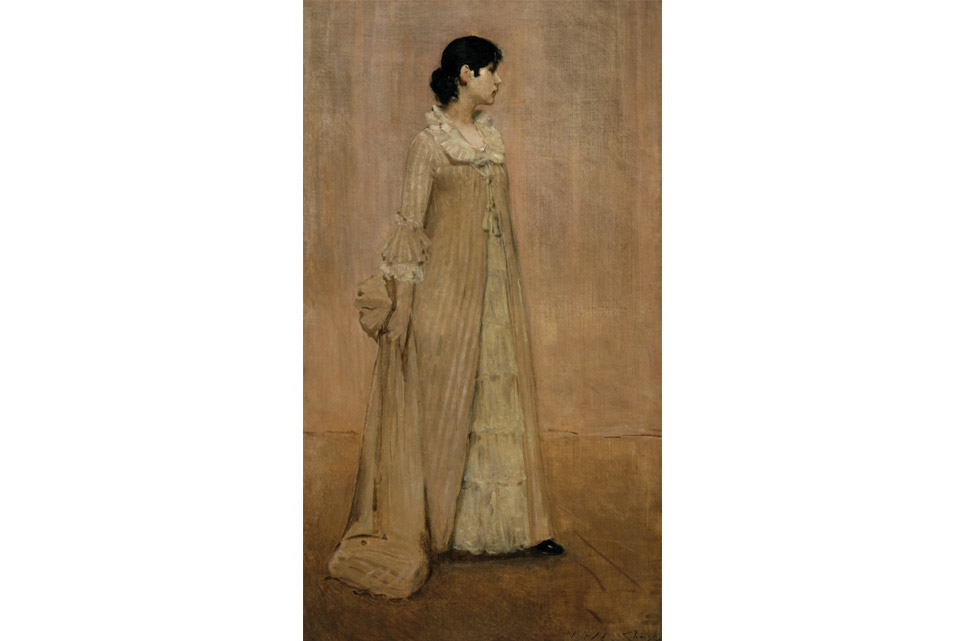 “The Lady in Pink (Portrait of the Art’s Wife)”