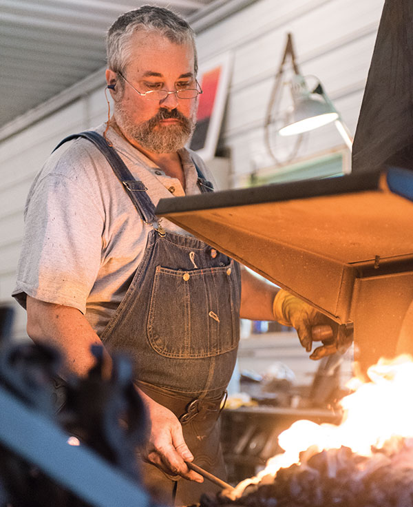 Blacksmith Doug Lockhart