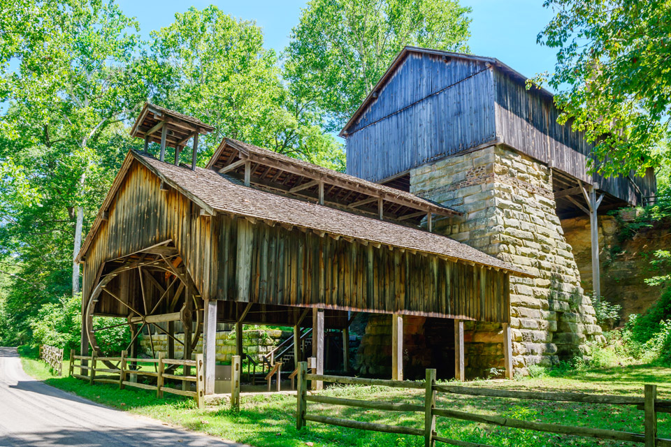 The restored Buckeye Furnace