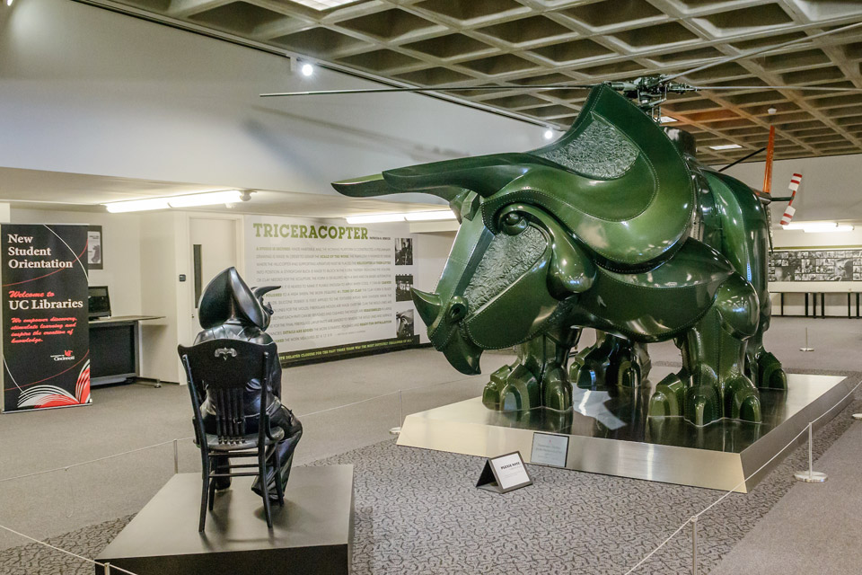 Triceracopter at University of Cincinnati Library