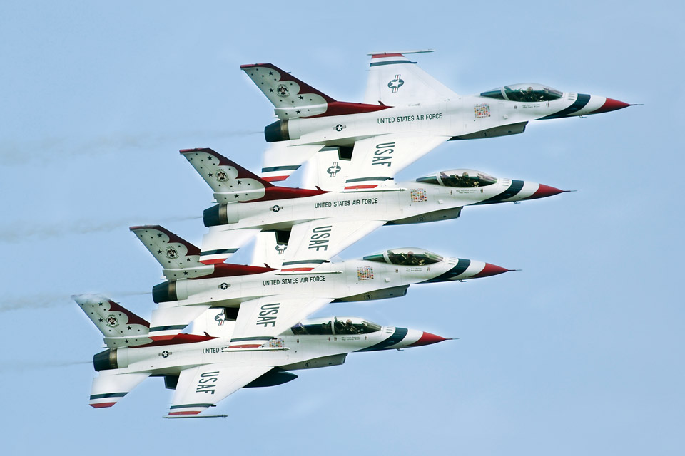 Thunderbirds at Cleveland National Air Show