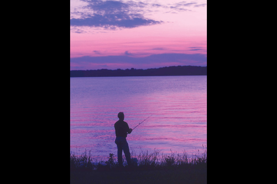 Fishing at Buck Creek Park