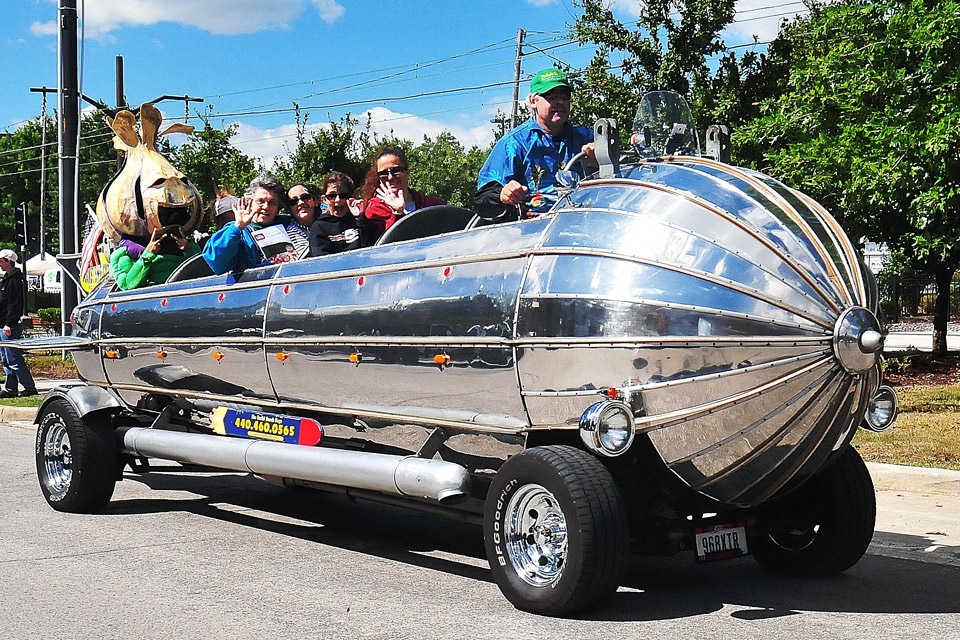 The Euclid Beach Boys' Rocket Ship Car