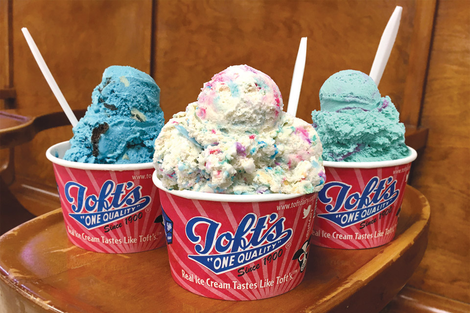 Tofts Dairy's seasonal flavors