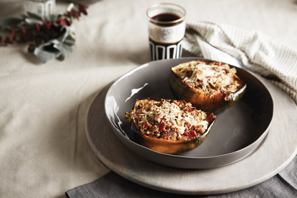 Twice-Baked Acorn Squash