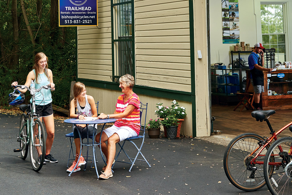 bishops-bike-shop-on-little-miami-scenic-trail-milford bishops-bike-shop-on-little-miami-scenic-trail-milford