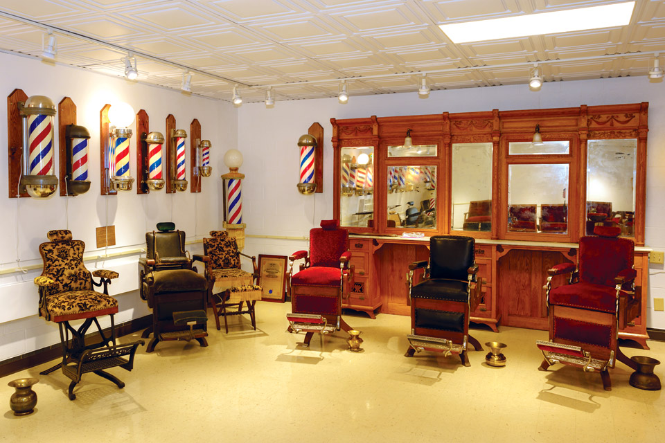 The-National-Barber-Museum-chairs The-National-Barber-Museum-chairs