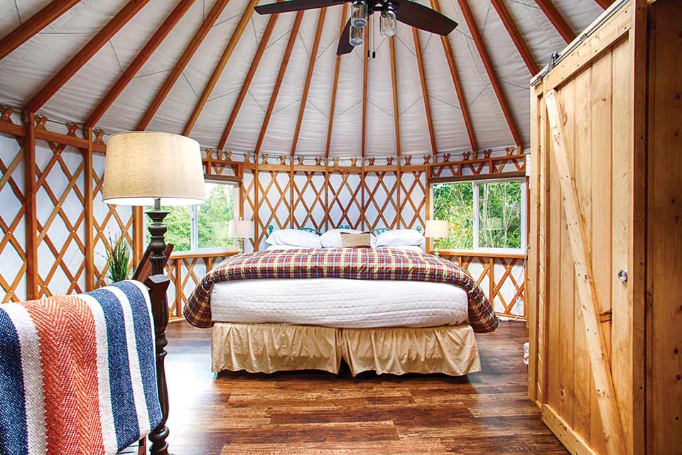 Inn-and-spa-at-cedar-falls-yurt-interior Inn-and-spa-at-cedar-falls-yurt-interior
