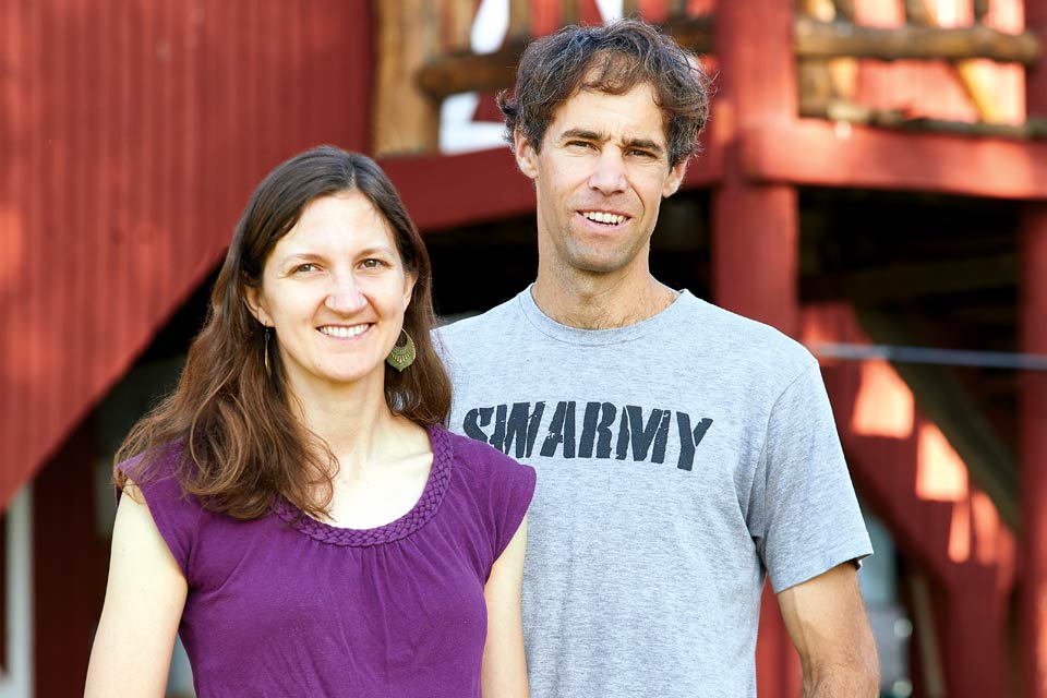 Jane and Isaac Barnes of Honeyrun Farm