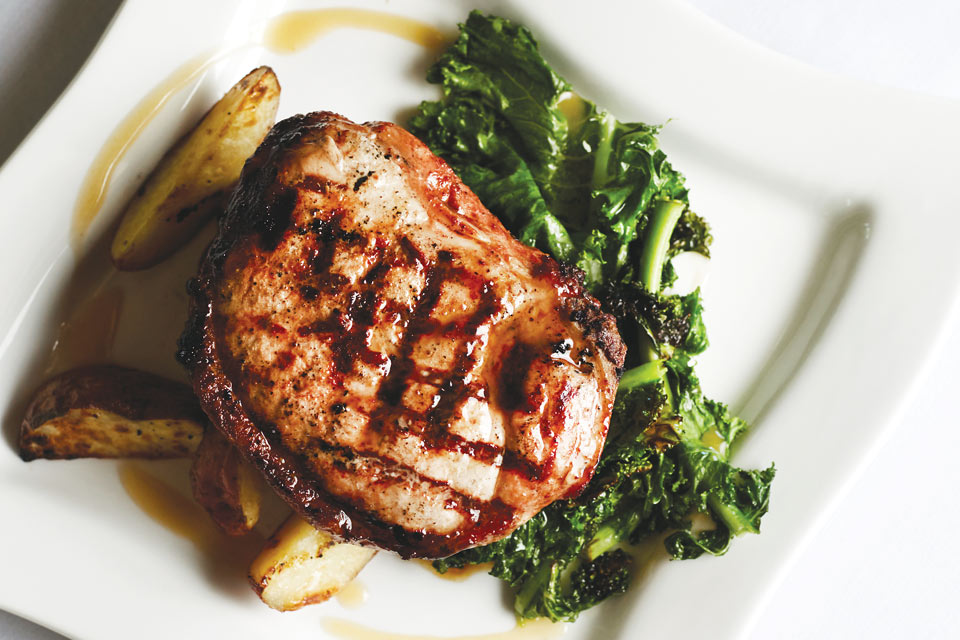 Crosswind Grille's pork loin 