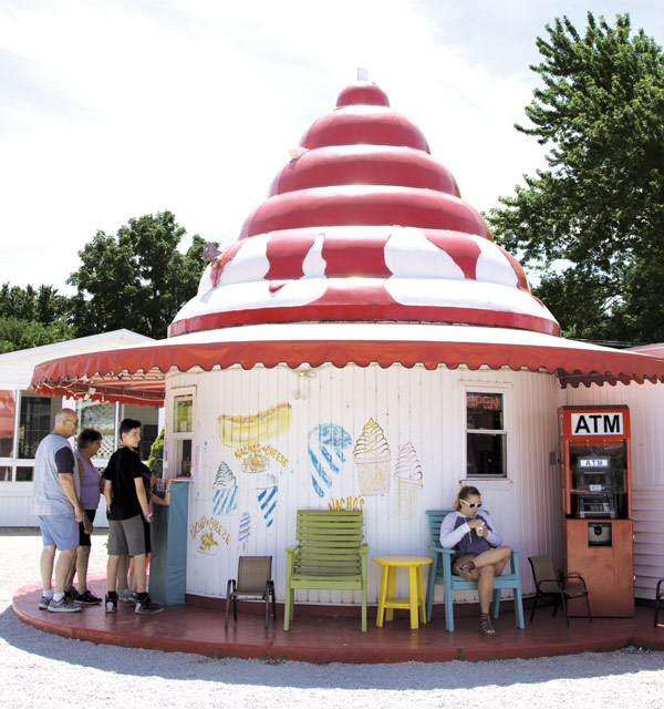 Ice cream stand in Marblehead