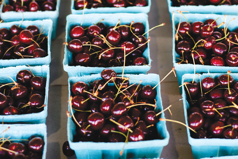 Cherries at Hershberger's Bakery and Market