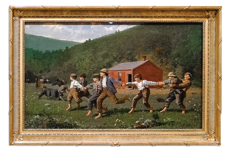 Winslow Homer's "Snap the Whip"