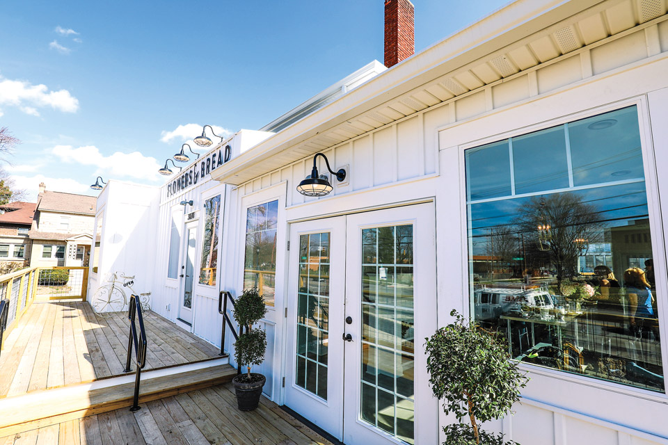 Exterior of Flowers & Bread