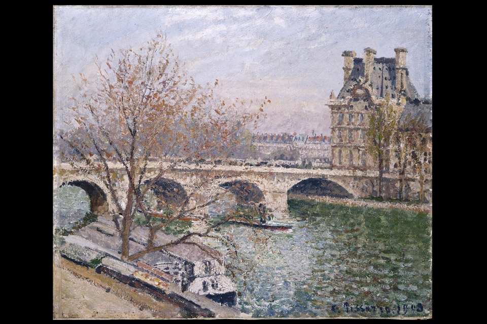 Camille Pissarro's "The Pont Royal and the Pavillon de Flore"