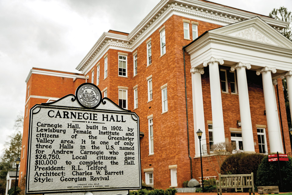 Carnegie Hall in Lewisburg, West Virginia