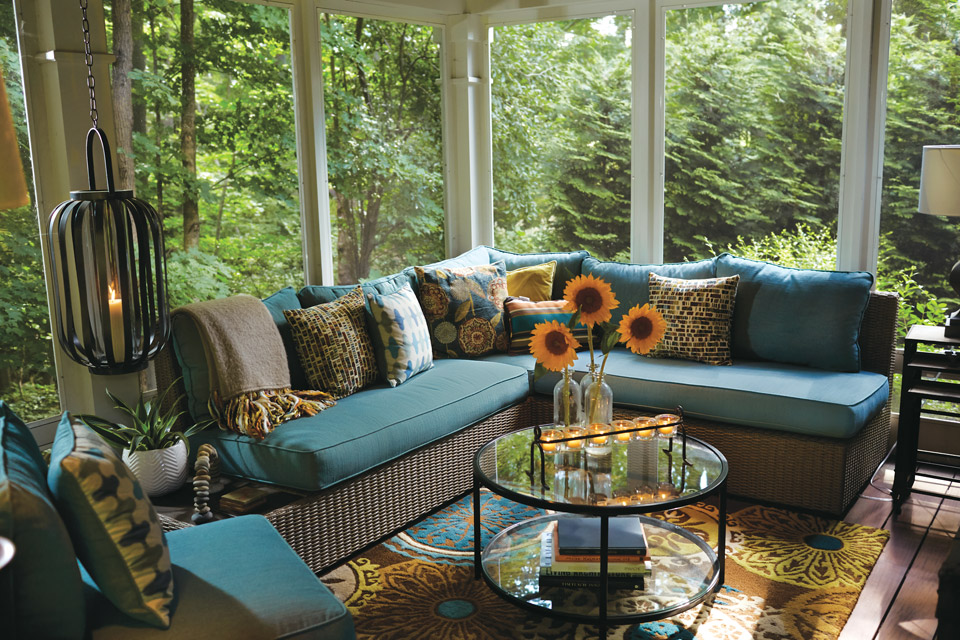 The Thorn home sunroom