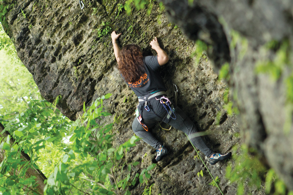 Climbing Mad River Gorge