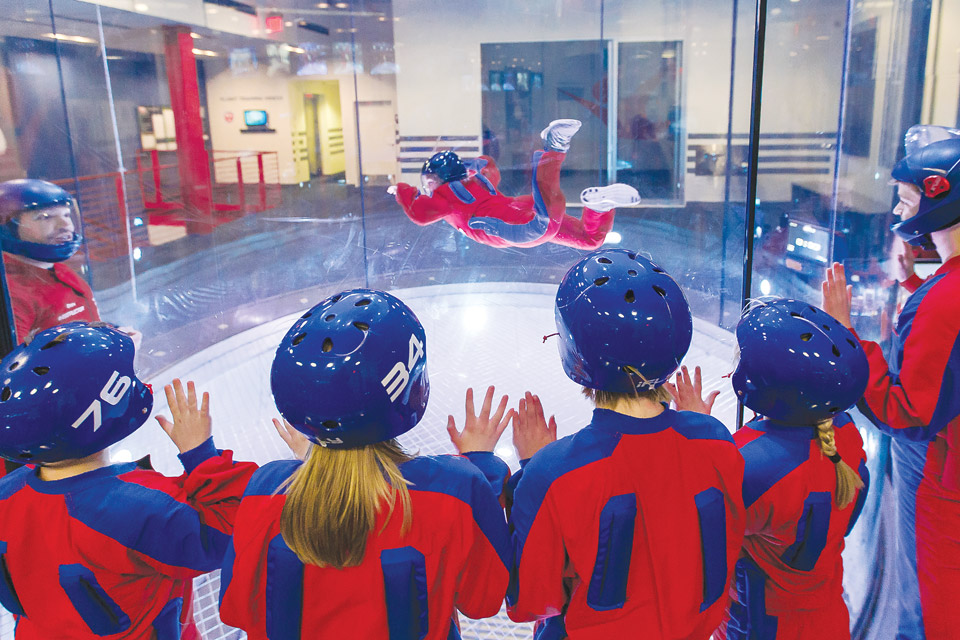 iFly Indoor Skydiving in Liberty Township (photo courtesy of Travel Butler County)