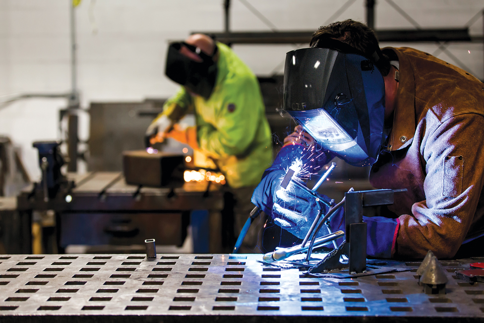 Welding at the Idea Foundry