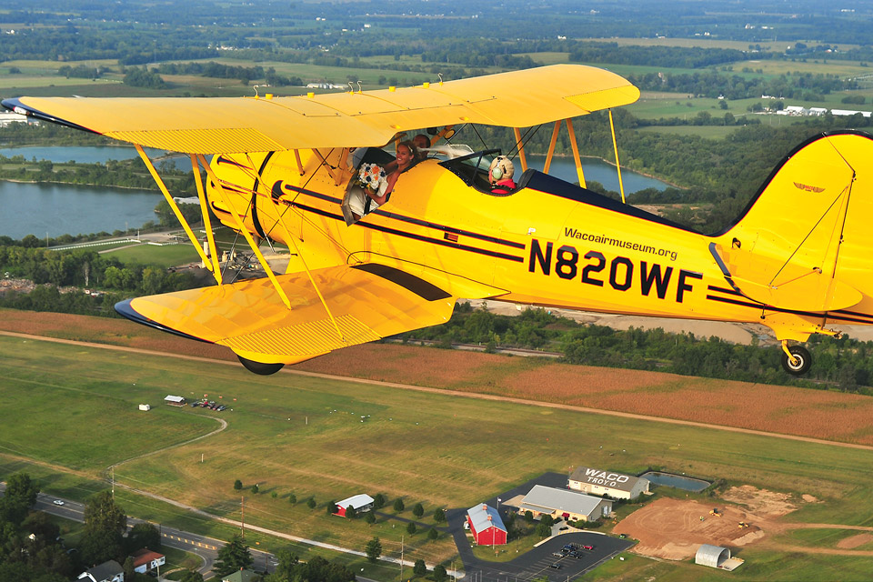 WACO biplane rides (photo by Mike Ullery)