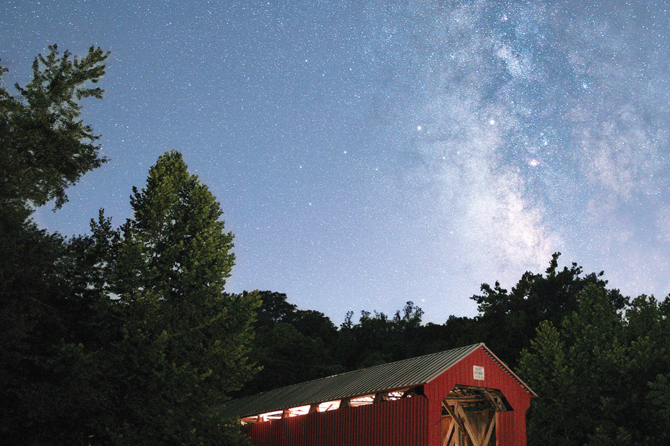 Hune Covered Bridge in Wayne National Forest (photo by Matthew Shiffler)