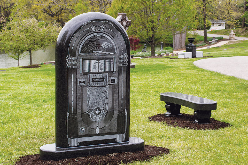 Alan Freed's jukebox headstone