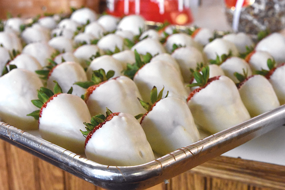 Hartville Chocolate Factory's chocolate-covered strawberries