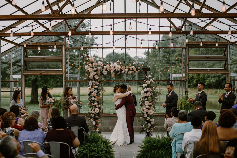 Willis Wedding Jorgensen Farm Ceremony (photo by Native Light Photography)