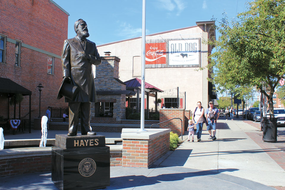 Rutherford B. Hayes Statue, Delaware