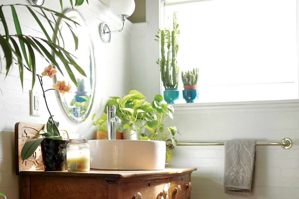 Dillon House first floor powder room sink