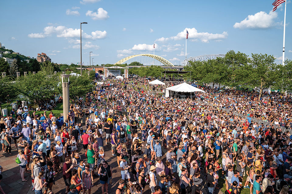 Bunbury Music Festival crowd (photo by Ron Valle)