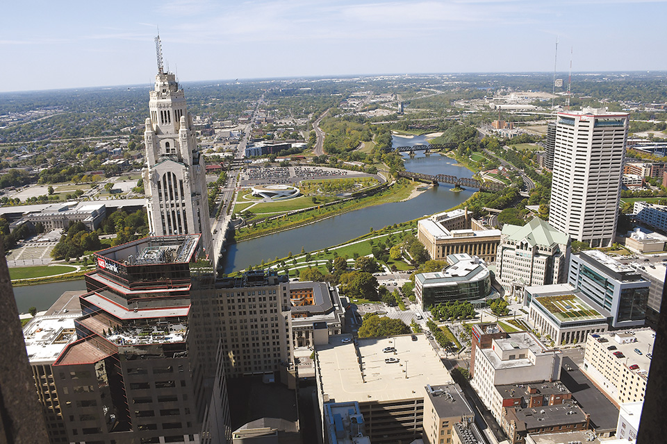 James A. Rhodes State Tower Observation Deck (photo by Todd Jacobson) James A. Rhodes State Tower Observation Deck (photo by Todd Jacobs0n)