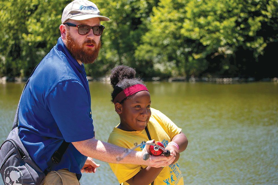 Fishing at the Kids Outdoor Adventure Expo (photo courtesy of Great Parks of Hamilton County) Fishing at the Kids Outdoor Adventure Expo (photo courtesy of Great Parks of Hamilton County)