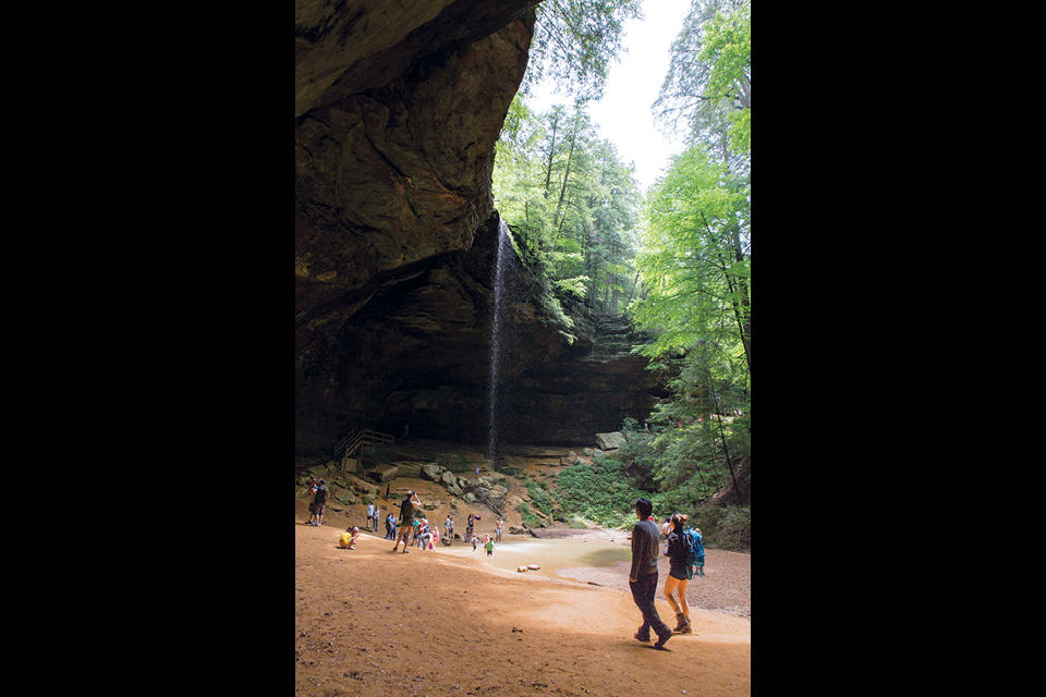 Ash Cave in the Hocking Hills (photo by Laura Watilo Blake)