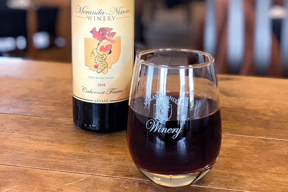 Meranda-Nixon Winery's Cabernet Franc (photo courtesy of Meranda-Nixon Winery)