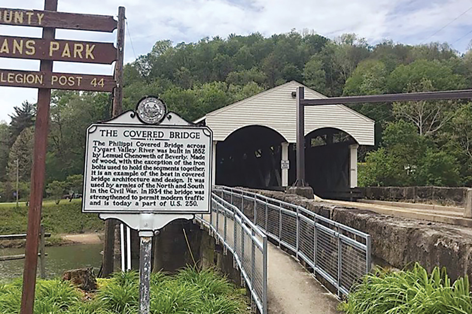 Philippi Covered Bridge (photo by @oshabearpombomb)