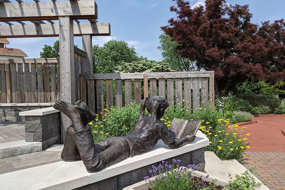 Gardens at Gantz Park (photo courtesy of the city of Grove City) Gardens at Gantz Park (photo courtesy of the city of Grove City)