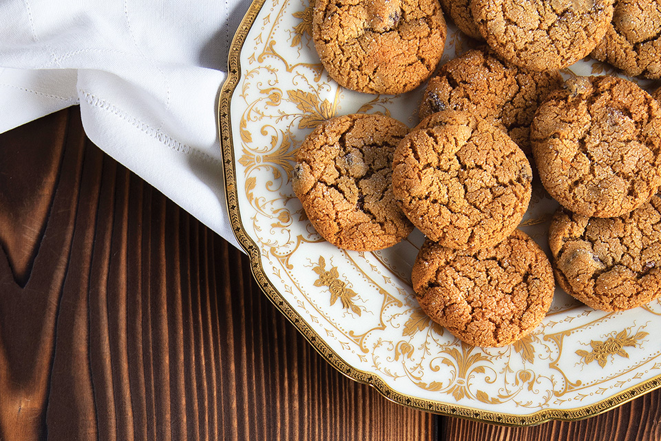 Williamsburg ginger cookies (photo and styling by Karin McKenna)