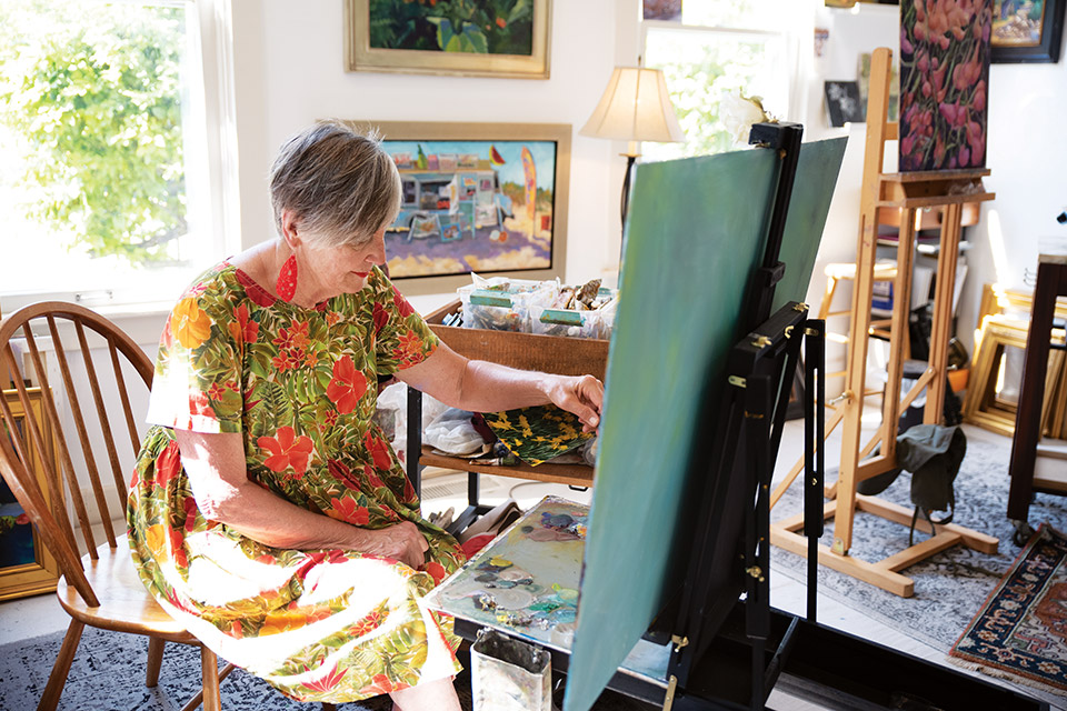 Artist working at 24 Lincoln Street Studios (photo by Rachael Jirousek) Artist working at 24 Lincoln Street Studios (photo by Rachael Jirousek)