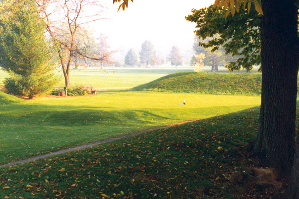 Newark Earthworks (photo courtesy of Ohio History Connection)