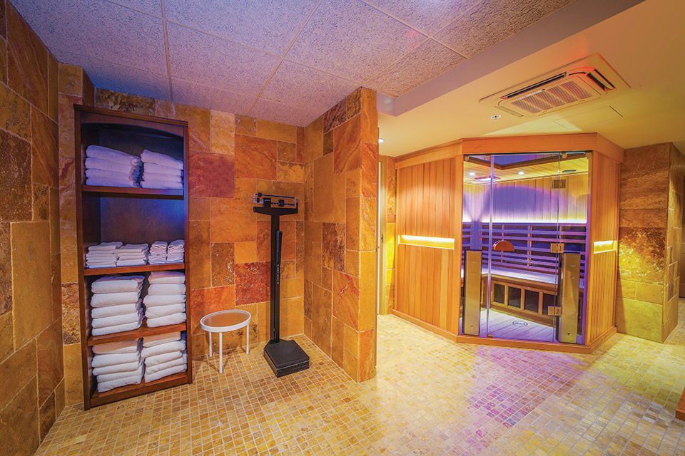 The Grand Spa's infrared sauna at The Grand Resort