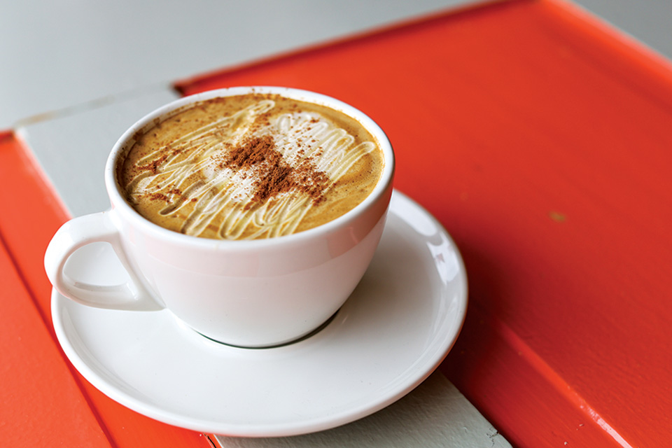 Specialty coffee drink at Village Perks (photo courtesy of Butler County Visitors Bureau) Specialty coffee drink at Village Perks (photo courtesy of Butler County Visitors Bureau)