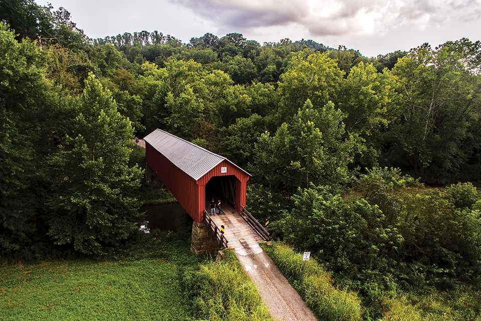 Washington County Hune Covered Bridge (photo by Marietta-Washington County Convention & Visitors Bureau) 