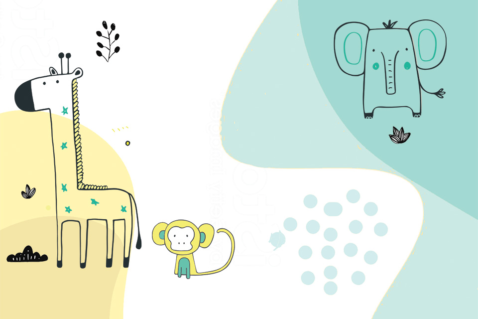 Giraffe, monkey and elephant illustration (photo by iStock) Giraffe, monkey and elephant illustration (photo by iStock)