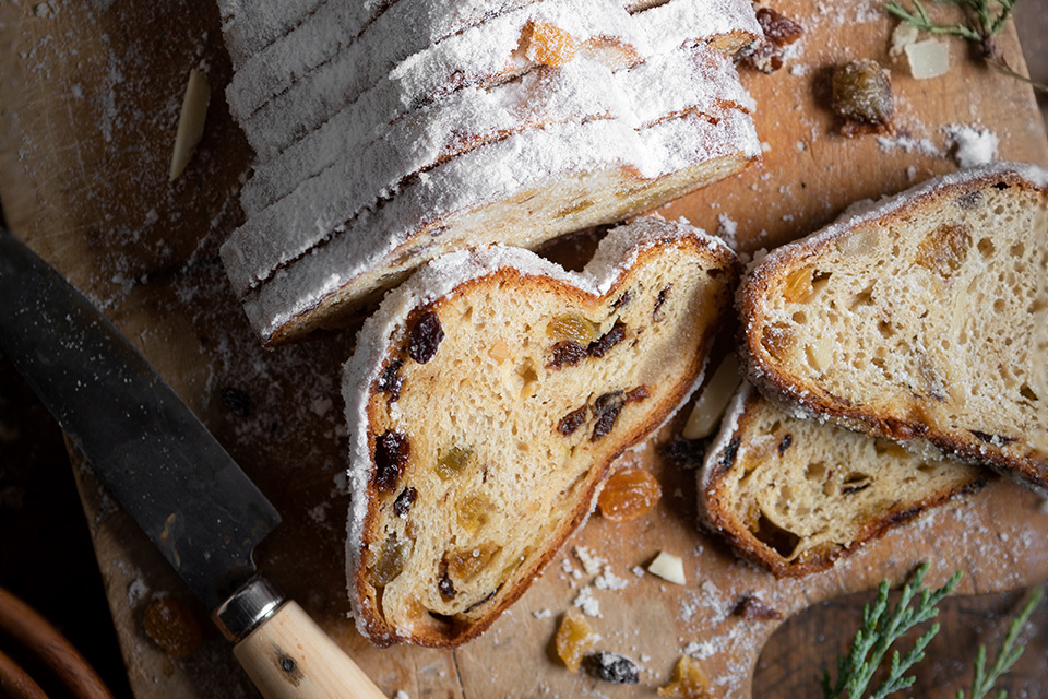 Servatii Pastry Shop’s stollen (photo by Gina Weathersby)