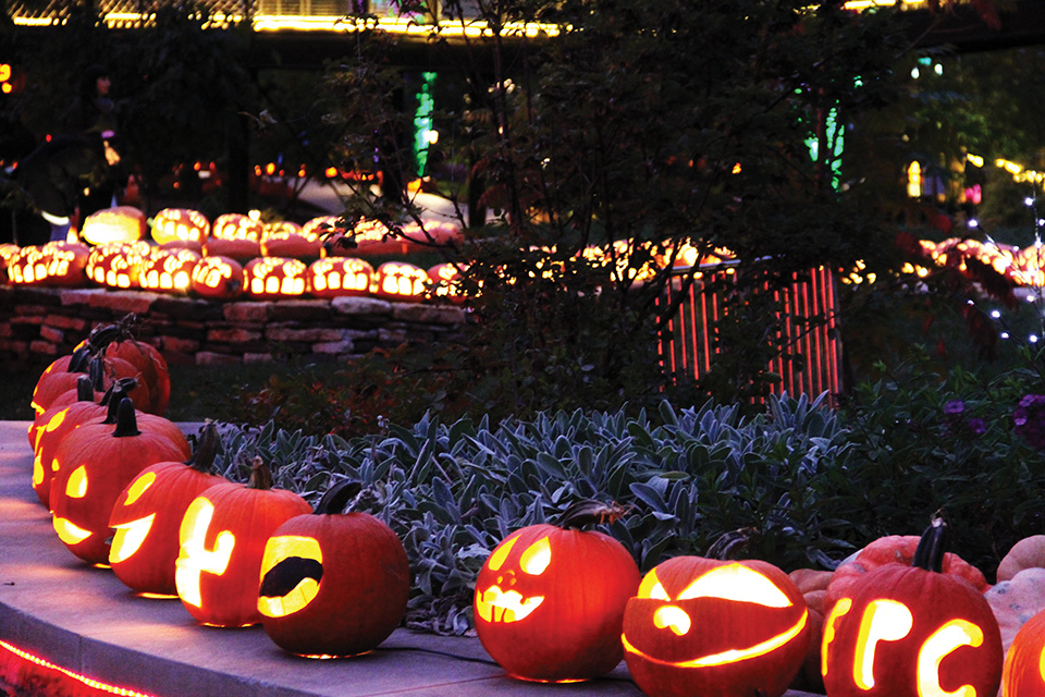 Pumpkins Aglow jack-o-lanterns (photo courtesy of Franklin Park Conservatory)